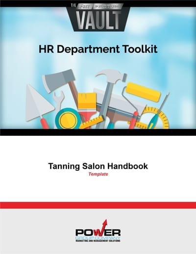 Tanning Salon Handbook Template